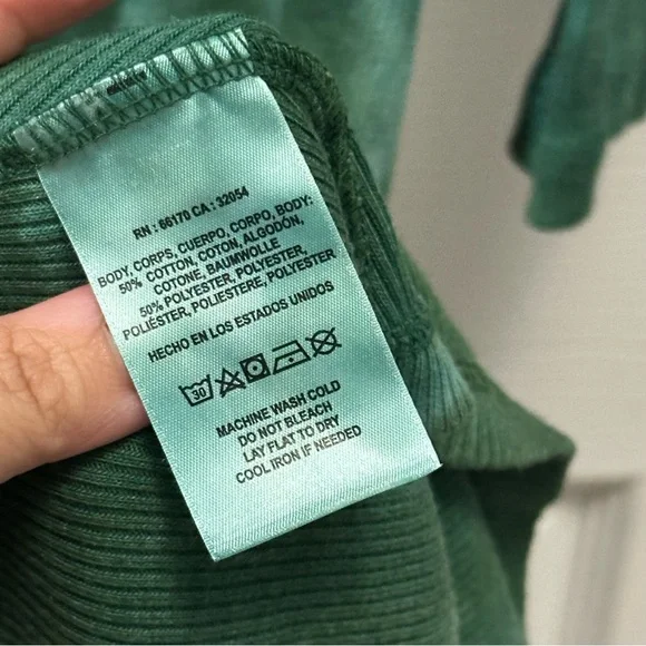 Anthropologie | T.LA green tie dye button down dress size small - Picture 3 of 4